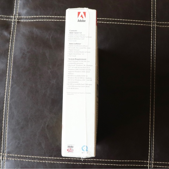Adobe GoLive 5.0 for Windows Education VERSION Factory Sealed in Box - Picture 2 of 5